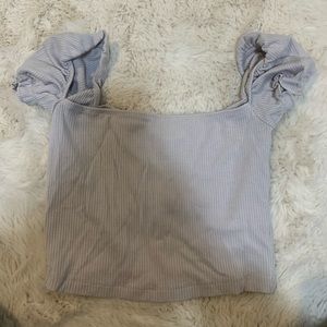 Sunday Best Cropped Ribbed Top
